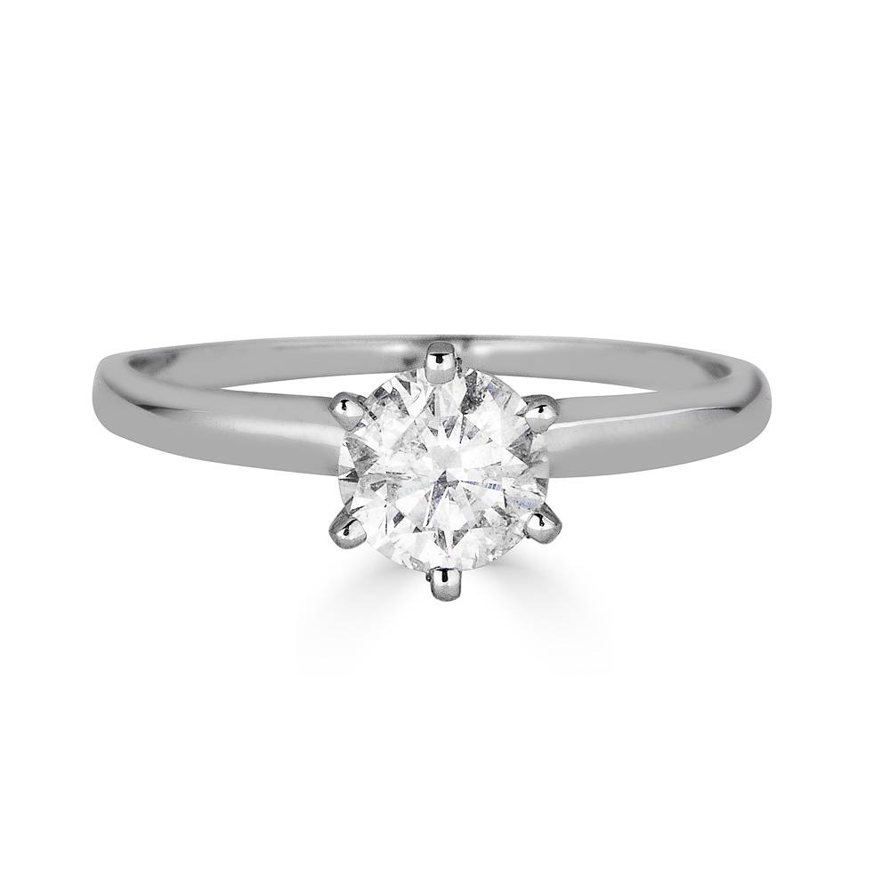 Signature Solitaire Ring - 6 Prong